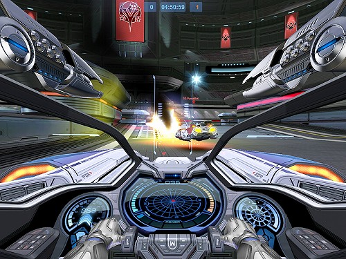 画像ギャラリー No.001のサムネイル画像 / ホバータンク同士の戦いを描くオンラインゲーム「Metal Drift」発表
