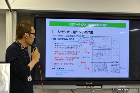 画像ギャラリー No.008のサムネイル画像 / サイバーコネクトツーの松山 洋氏，二塚万佳氏が劇場用3Dアニメ「ドットハック セカイの向こうに」を語る。学生向けに実施された特別講義をレポート