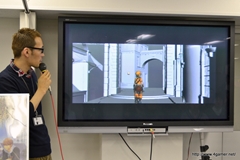 画像ギャラリー No.016のサムネイル画像 / サイバーコネクトツーの松山 洋氏，二塚万佳氏が劇場用3Dアニメ「ドットハック セカイの向こうに」を語る。学生向けに実施された特別講義をレポート