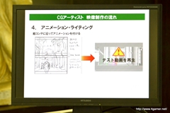 画像ギャラリー No.017のサムネイル画像 / サイバーコネクトツーの松山 洋氏，二塚万佳氏が劇場用3Dアニメ「ドットハック セカイの向こうに」を語る。学生向けに実施された特別講義をレポート