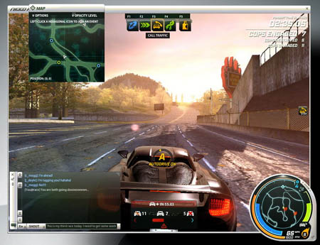 画像ギャラリー No.001のサムネイル画像 / 「Need for Speed World Online」，ユーザーインタフェースの分かる最新ショットが公開