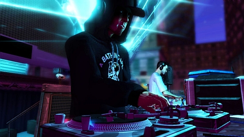 画像ギャラリー No.006のサムネイル画像 / ［E3 09］「DJ Hero」は，専用のターンテーブル型コントローラで楽しむActivisionの超人気音ゲー最新版