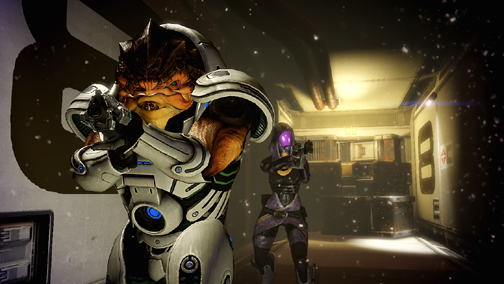 画像ギャラリー No.002のサムネイル画像 / ［Gamescom］敵か味方か？　新キャラクターが登場する「Mass Effect 2」の新ムービーを掲載
