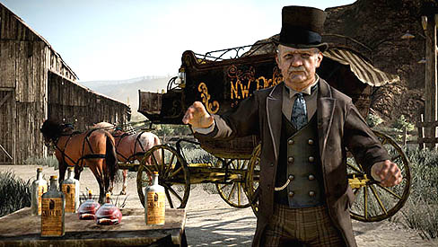 画像ギャラリー No.005のサムネイル画像 / 「Red Dead Redemption」,西部に暮らすちょっと危なそうな人々と,ミッションの一部を公開