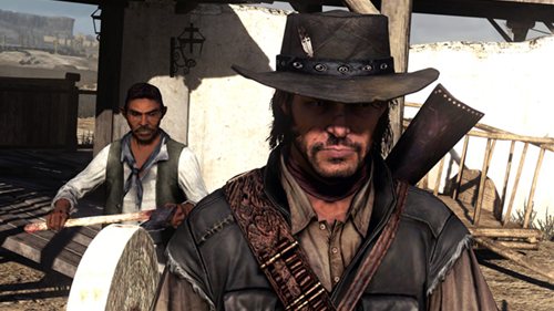 画像ギャラリー No.007のサムネイル画像 / 「Red Dead Redemption」プレイヤーの行動で変化するパラメータ「名誉と名声」や,ガンファイトを演出する「デッドアイ」システムを紹介