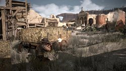 画像ギャラリー No.009のサムネイル画像 / 「Red Dead Redemption」プレイヤーの行動で変化するパラメータ「名誉と名声」や,ガンファイトを演出する「デッドアイ」システムを紹介