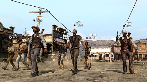 画像ギャラリー No.006のサムネイル画像 / 「Red Dead Redemption」。マルチプレイの「放浪モード」の内容が,日本語解説と豊富な映像ですっかり分かってしまうムービーを掲載