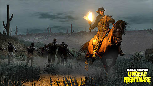 画像ギャラリー No.002のサムネイル画像 / きわめつけはゾンビホース。「Red Dead Redemption」の欧米向け最終DLC「Undead Nightmare Pack」の最新画像公開