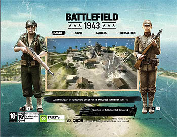 画像ギャラリー No.001のサムネイル画像 / EA，バトルフィールドシリーズ最新作「BF 1943」と「BF：Bad Company 2」を発表