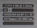 ASRock，CeBIT 2010の会場で，次世代6コアCPU「Gulftown」のデモを実施中