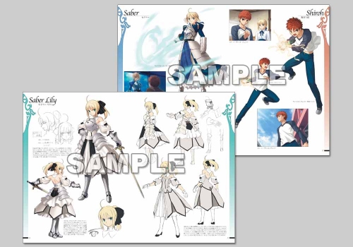 画像ギャラリー No.002のサムネイル画像 / PSP版「Fate/unlimited codes」限定版特典イラスト集の内容公開