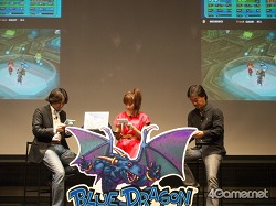 画像ギャラリー No.016のサムネイル画像 / 藤本美貴さんも登場！　明日発売の「ブルードラゴン 異界の巨獣」完成披露発表会で，鵜之澤社長はひたすら冷や汗