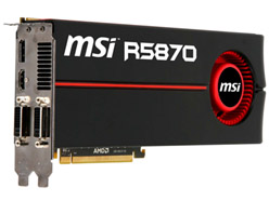 画像ギャラリー No.001のサムネイル画像 / MSI,リファレンス仕様のHD 5870カードを10月2日に発売