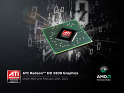 画像ギャラリー No.002のサムネイル画像 / AMD，HD 5800シリーズの下位モデル「ATI Radeon HD 5830」を発表。1120SP仕様