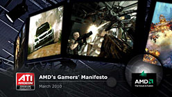 画像ギャラリー No.002のサムネイル画像 / ［GDC 2010］マニフェストは「ゲーマー第一主義」。AMD，PCゲーム産業への積極的な取り組みを宣言
