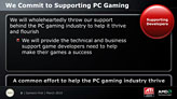 画像ギャラリー No.008のサムネイル画像 / ［GDC 2010］マニフェストは「ゲーマー第一主義」。AMD，PCゲーム産業への積極的な取り組みを宣言