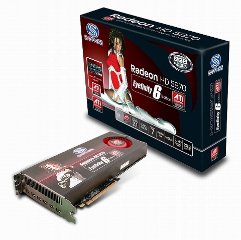 画像ギャラリー No.002のサムネイル画像 / アスク,Sapphire製のHD 5870 Eyefinity 6カードを発売