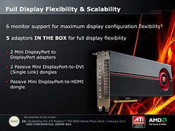 画像ギャラリー No.008のサムネイル画像 / 最大6画面同時出力に対応した「ATI Radeon HD 5870 Eyefinity 6 Edition」，ついに登場