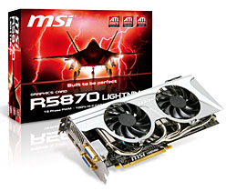 画像ギャラリー No.001のサムネイル画像 / MSI，HD 5870搭載のプレミアムモデル「R5870 Lightning」発売