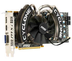 画像ギャラリー No.001のサムネイル画像 / MSI,「Cyclone」クーラーの搭載のHD 5850カードを発売