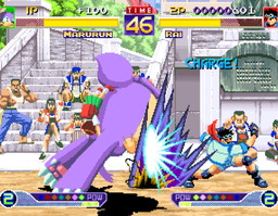 画像ギャラリー No.005のサムネイル画像 / 「わくわく7」がPS4/Xbox OneのアケアカNEOGEOで登場。サンソフトの個性派格ゲー