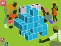 “絵”ではなく“カタチ”を完成させる，定番パズルの進化形。NDS「立体ピクロス」3月12日発売