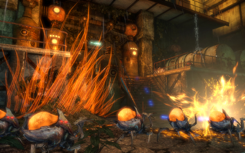 画像ギャラリー No.001のサムネイル画像 / ［Gamescom］Raven Softwareの新作FPS「Singularity」がプレイアブル展示。さっそく時間を早めたり巻き戻したりしてみた