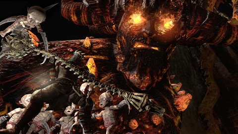画像ギャラリー No.005のサムネイル画像 / ［Gamescom］激しいアクションが満載の「Dante’s Inferno」PS3版が，EAブースでプレイアブル出展