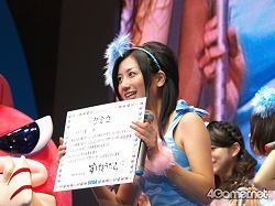 画像ギャラリー No.014のサムネイル画像 / ［TGS 2009］ぷよぷよアイドリング!!!のリーダーが河村 唯さんに決定！　って，何の話かと申しますと……