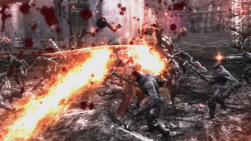 画像ギャラリー No.003のサムネイル画像 / ［TGS 2009］群がる敵を次から次へと斬り倒していくと，巨大なボスへたどり着く！「NINETY-NINE NIGHTS II」直録りプレイムービーをUp