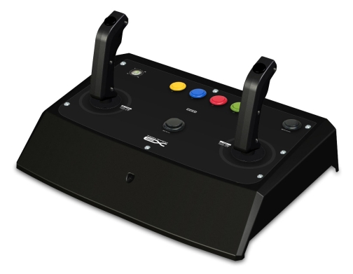画像ギャラリー No.001のサムネイル画像 / XBLA版「バーチャロン」専用コントローラー「ツインスティックEX」,形状変更のアナウンス