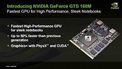 画像ギャラリー No.014のサムネイル画像 / NVIDIA，ノートPC向けGPU「GeForce GTX 280M/260M」「GeForce GTS 160M」発表。デスクトップPC向け“9800 GTX＋”は「GeForce GTS 250」に