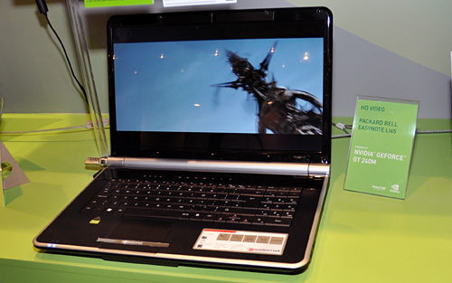画像ギャラリー No.004のサムネイル画像 / ［COMPUTEX］NVIDIA，未発表GPU「GeForce GT 240M」搭載のノートPCを展示