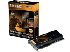 画像ギャラリー No.003のサムネイル画像 / 3月10日から順次発売。ZOTAC,玄人志向,ELSAからGTS 250カードが発表される。消費電力40%低減を謳う「GeForce 9600 GT」搭載製品も