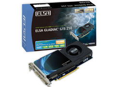 画像ギャラリー No.006のサムネイル画像 / 3月10日から順次発売。ZOTAC,玄人志向,ELSAからGTS 250カードが発表される。消費電力40%低減を謳う「GeForce 9600 GT」搭載製品も