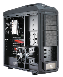 画像ギャラリー No.007のサムネイル画像 / Cooler Master，XL-ATXフォームファクタ対応で5インチベイを9機備えたゲーマー向けPCケース「CM Storm Trooper」を発売