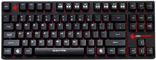 画像ギャラリー No.004のサムネイル画像 / 茶・黒・赤軸採用でテンキーレスのCooler Master製キーボード「Quick Fire Rapid」シリーズが12月1日に発売