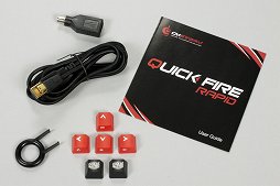 画像ギャラリー No.010のサムネイル画像 / 「Quick Fire Rapid」シリーズ3製品を試す。いずれも完成度の高いメカニカルキーボードだが，ポイントは赤軸搭載モデルの存在か