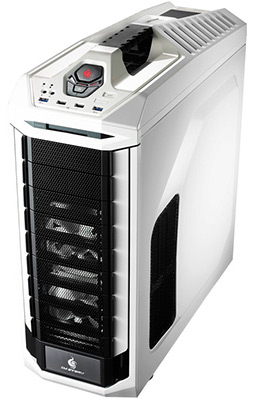画像ギャラリー No.001のサムネイル画像 / Cooler Master,5インチベイ×9のゲーマー向けフルタワー型PCケースを発売。白と黒のツートンカラーを採用