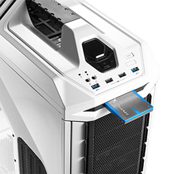 画像ギャラリー No.004のサムネイル画像 / Cooler Master,5インチベイ×9のゲーマー向けフルタワー型PCケースを発売。白と黒のツートンカラーを採用