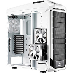 画像ギャラリー No.005のサムネイル画像 / Cooler Master,5インチベイ×9のゲーマー向けフルタワー型PCケースを発売。白と黒のツートンカラーを採用