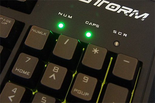 画像ギャラリー No.004のサムネイル画像 / ［COMPUTEX］CM Storm限定“緑軸”，「Cherry MX Green」採用のゲーマー向けキーボードをCooler Masterが披露