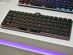 ［COMPUTEX］HHKB Lite2風67キー配列の低背Cherry MX搭載キーボードをCooler Masterが披露