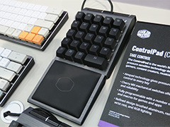 Cooler Masterの片手用キーパッド「ControlPad」は，Cherry赤軸なのにアナログ入力ができる!?