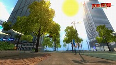 画像ギャラリー No.005のサムネイル画像 / ［CJ 09］ロボットに変形する車に乗って大暴れ。9youブースに映像出展されていた「City Fighter Online」の最新情報
