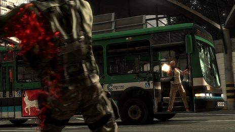 画像ギャラリー No.008のサムネイル画像 / ロックスター・ゲームス，「マックス・ペイン3」の最新情報を公開。今回は，ゲームの中心となるスタイリッシュな銃撃シーンについて