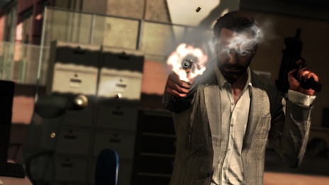 画像ギャラリー No.009のサムネイル画像 / ロックスター・ゲームス，「マックス・ペイン3」の最新情報を公開。今回は，ゲームの中心となるスタイリッシュな銃撃シーンについて