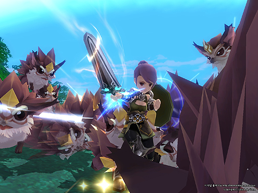 画像ギャラリー No.002のサムネイル画像 / 「エターナルブレイド」の最新スクリーンショットが公開。キャラクターや戦闘時のエフェクト，マップを含めた世界の雰囲気などをチェック