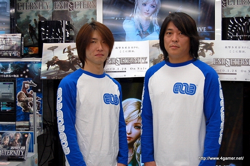 画像ギャラリー No.008のサムネイル画像 / 「End of Eternity」店頭体験会を訪れた，島野プロデューサーと勝呂ディレクターのミニインタビューを掲載