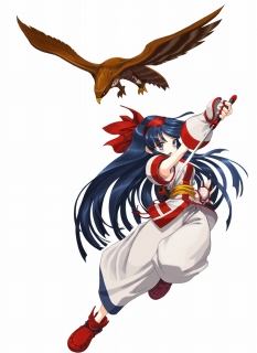 画像ギャラリー No.003のサムネイル画像 / 「LOST SAGA」にサムスピの「ナコルル」が6月20日から参戦。お供の鷹,ママハハと連携して攻撃を繰り出す